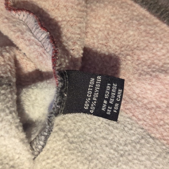 Knickerbocker Vintage Design Medium Hoodie Hooded Sweatshirt Full-Zip Striped - Picture 8 of 10